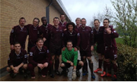 VC football team in first victory