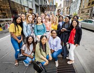 Students gain inspiration for future careers on #DMUglobal trip to New York