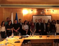 Students discuss refugee crisis with government ministers in Cyprus