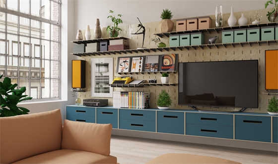 DS 1Furniture Design_David Szilagyi_RFS - Rhea Furniture System_1_Living Room Setup