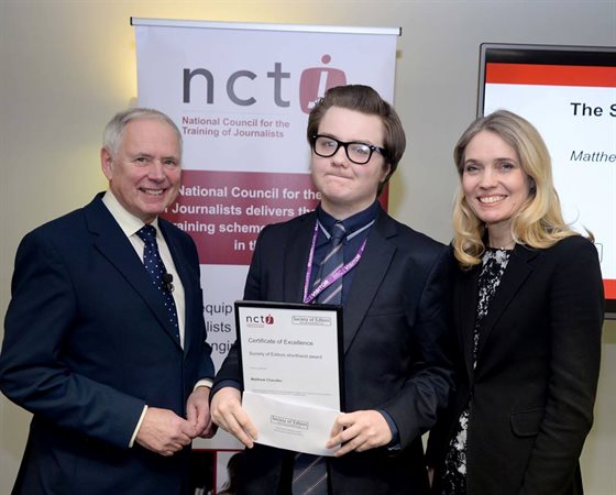 NCTJ Student Council 2 Matthew Chandler award