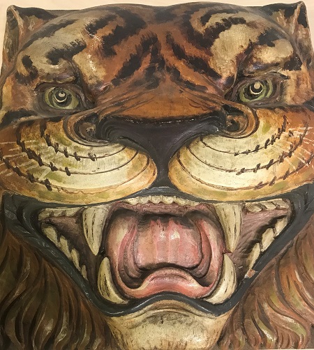 TIGERS - wooden head