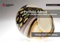 Portfolio advice Design Crafts BA (Hons) - UK and EU applicants