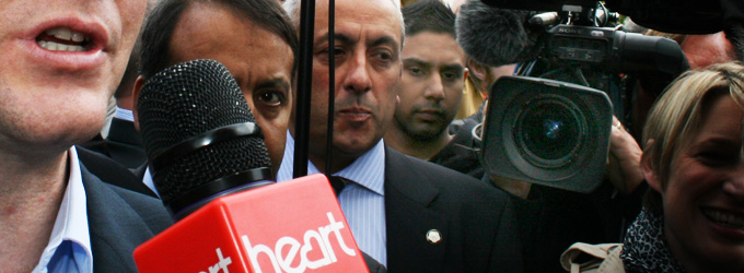Media crowd