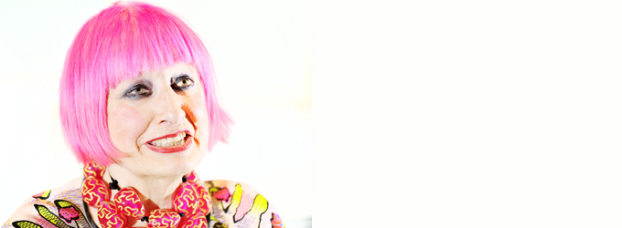 Zandra Rhodes visits DMU