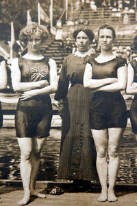 1908 Olympics Great Britain womens swimming team