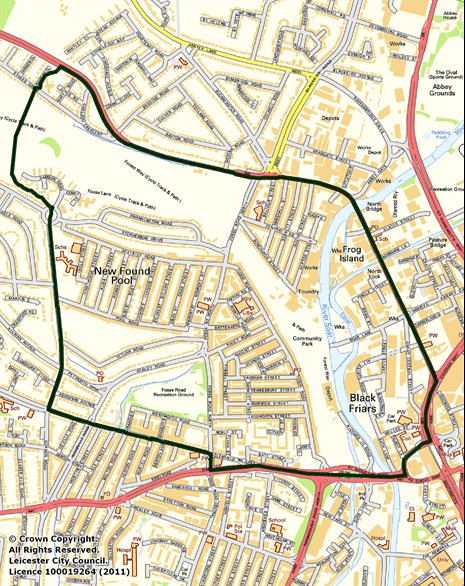 Map of Square Mile area