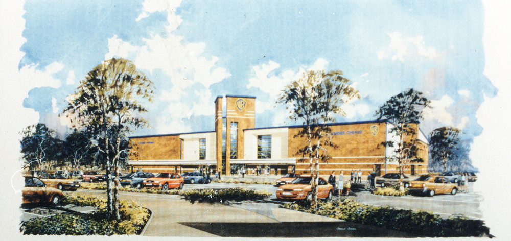 Artist rendering of the WB cinema. Copyright of the Leicester Mercury Archive at the University of Leicester.
