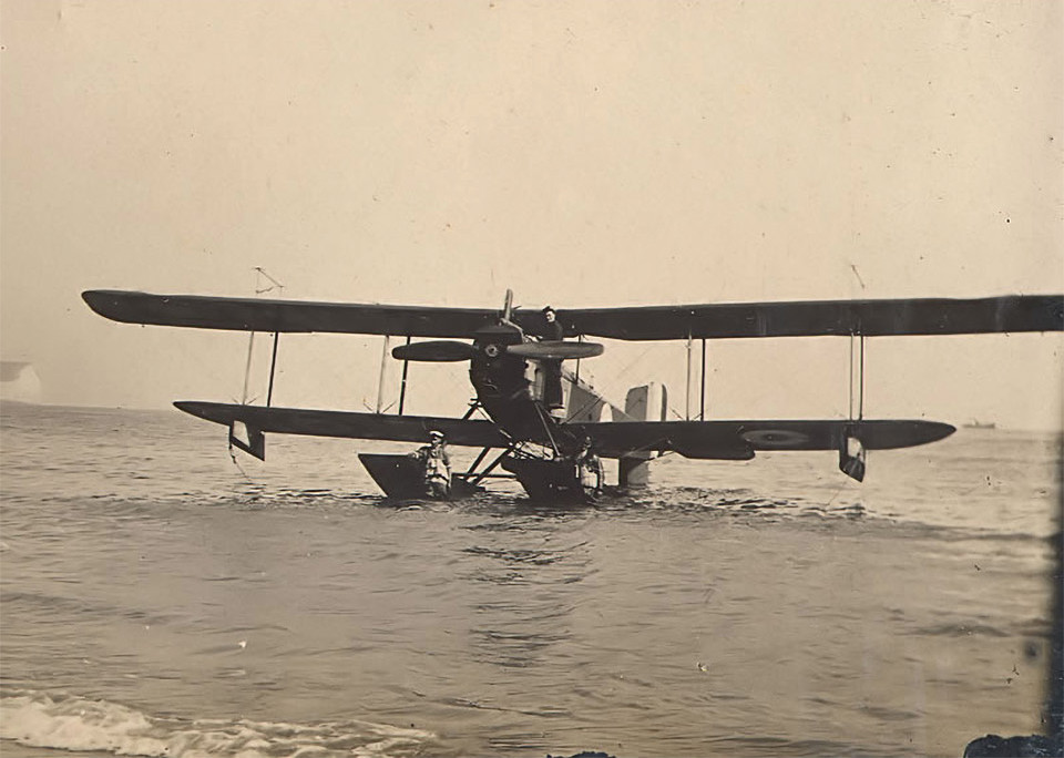 Rowland's work focussed on parts for sea planes similar to the one pictured. Photo by Henry Ross Alderson.