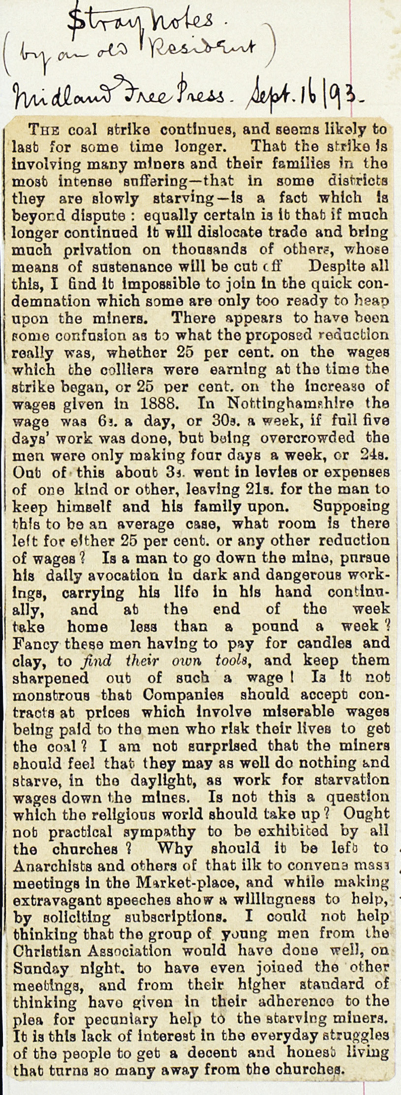 Midland Free Press, 16 September 1893