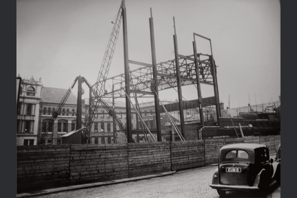 Odeon Cinema being constructed, 1938.