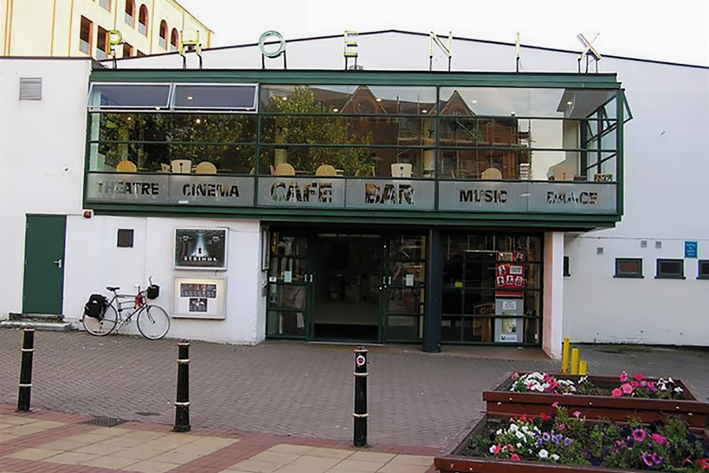 The Phoenix Cinema when it operated on the site of the present Sue Townsend Theatre.