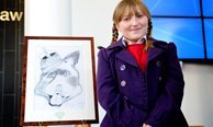 Godfather of Pop Art chooses Chelsie's corgi drawing as a gift fit for a Queen