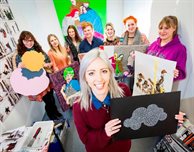 Art students prepare for 24 hour painting and drawing marathon to raise funds for their end-of-year show