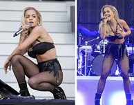 Pop sensation Rita Ora struts her stuff at Wireless Festival in DMU graduate's designs