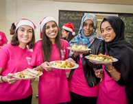 #DMUlocal Students serve up Christmas treat to pensioners