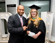 Emma's delight at winning Ultimate Graduation prize
