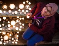 Volunteering puts Amina in a league of her own