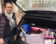 Students donate to help the homeless over the festive season