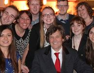 Lord Bragg helps mark a milestone for DMU sports historians