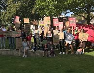 DMU staff join worldwide day of action on climate change