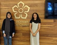 Successful student interns consider a future in Leicester