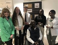 Lecturer receives her international teaching award - then honours her students' work