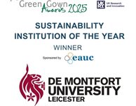 DMU scoops coveted Sustainability Institution of the Year 2025 award