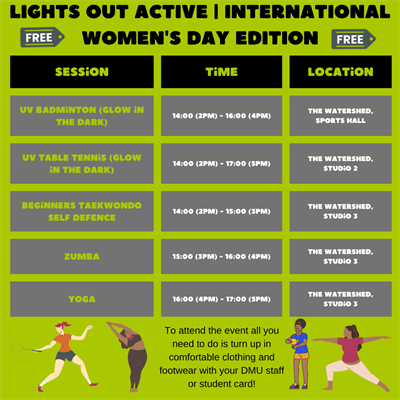Lights Out Active_International Women&amp;#39;s Day Edition