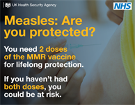 Measles – Have you had your MMR vaccine?