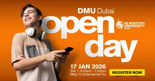 All Access Pass to DMU Dubai – Open Day Edition (17 January 2026)
