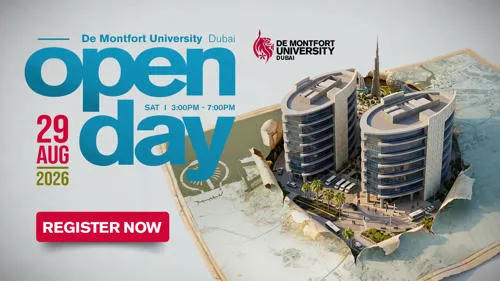 DMU Dubai Campus Open Day - 29 Aug 2026