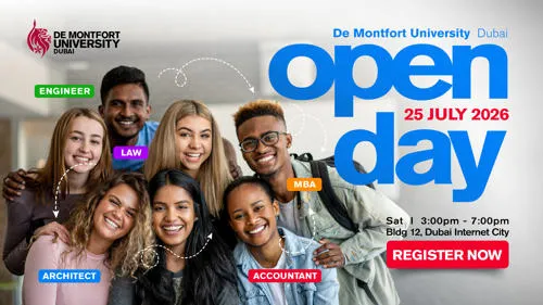 DMU Dubai Campus Open Day - 25 July 2026