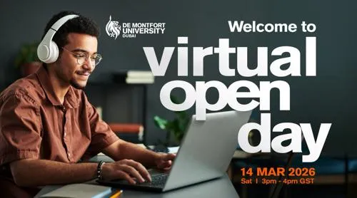 DMU Dubai Online Open Day Edition - 14 March 2026