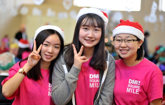 happy students inset