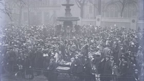 Armistice Leicester 1918