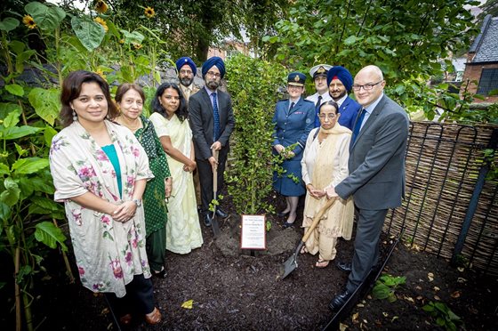 Commemorartive tree planting for 550th anniversary of birth of Sikh founder (1)