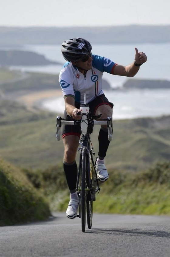 Iain McKenzie cycling