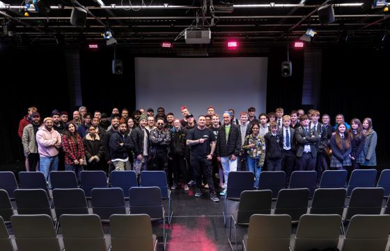 Music producer group shot