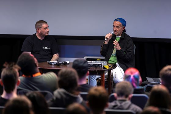 music producer main close