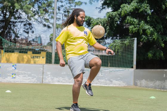 Omar action shot Nariobi