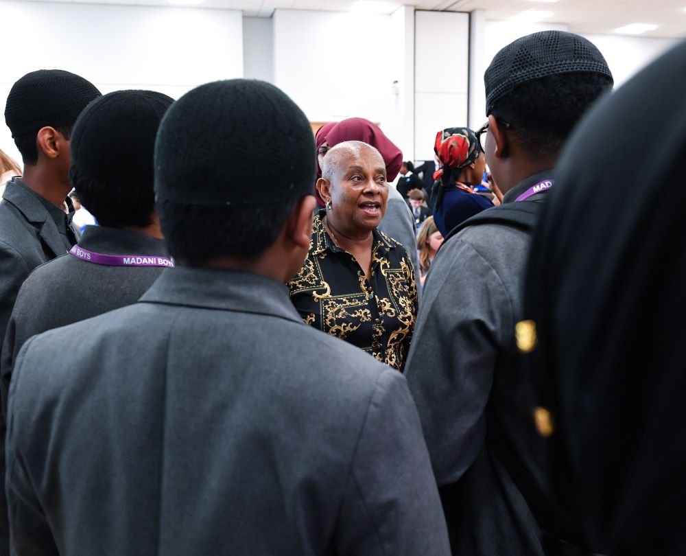 SLRC - Baroness Lawrence with pupils two