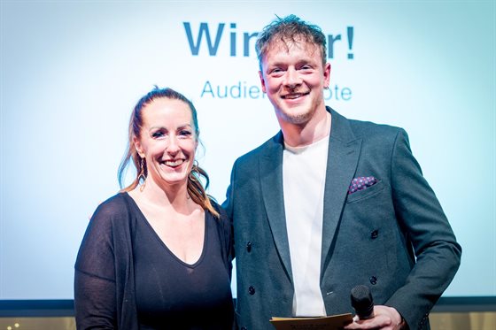 Pitch2Win audience winner - Sarah Jones