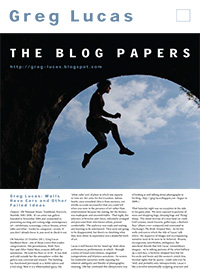 Blog Papers by Greg Lucas