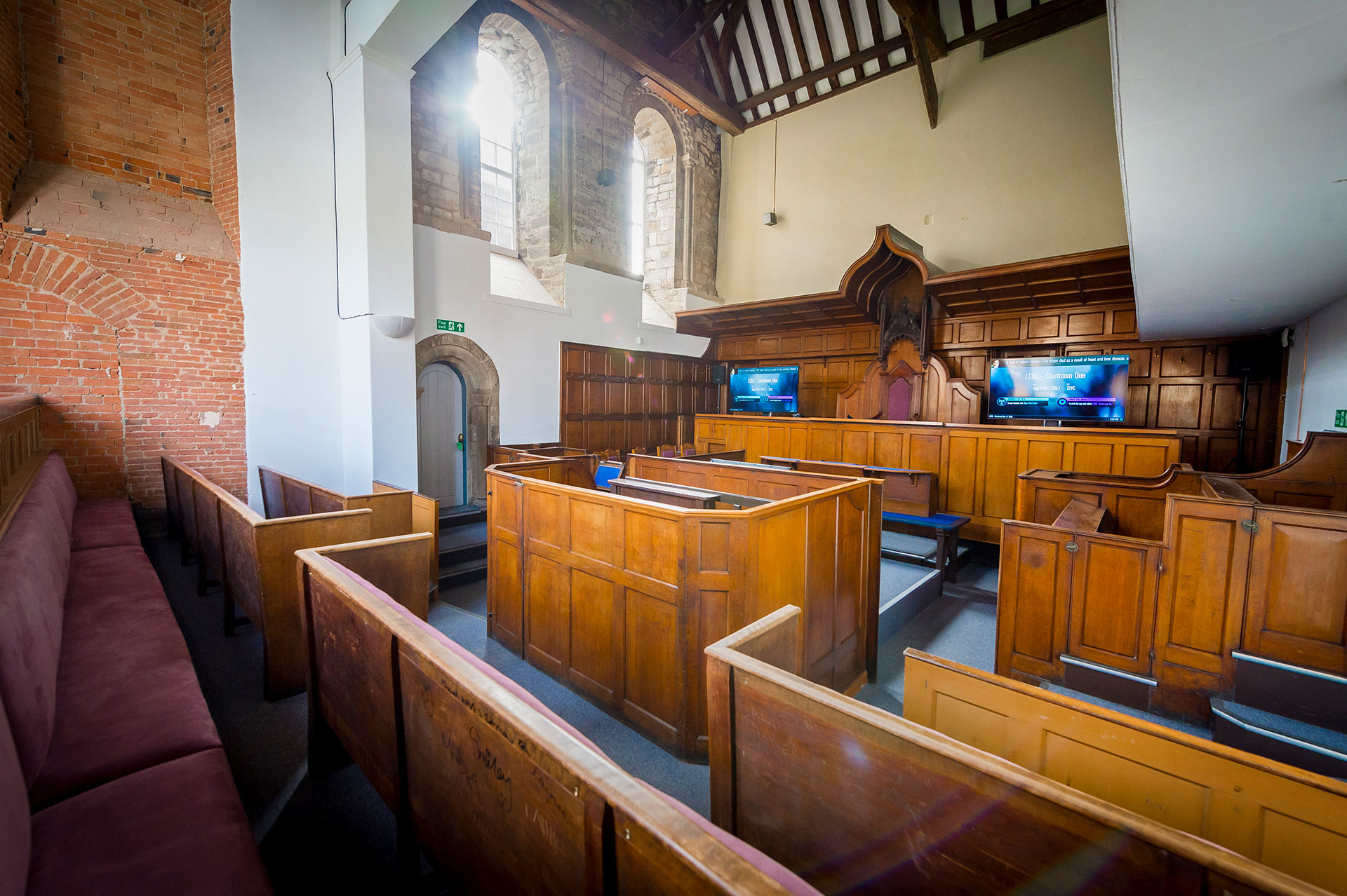 Leicester Castle courtroom 1
