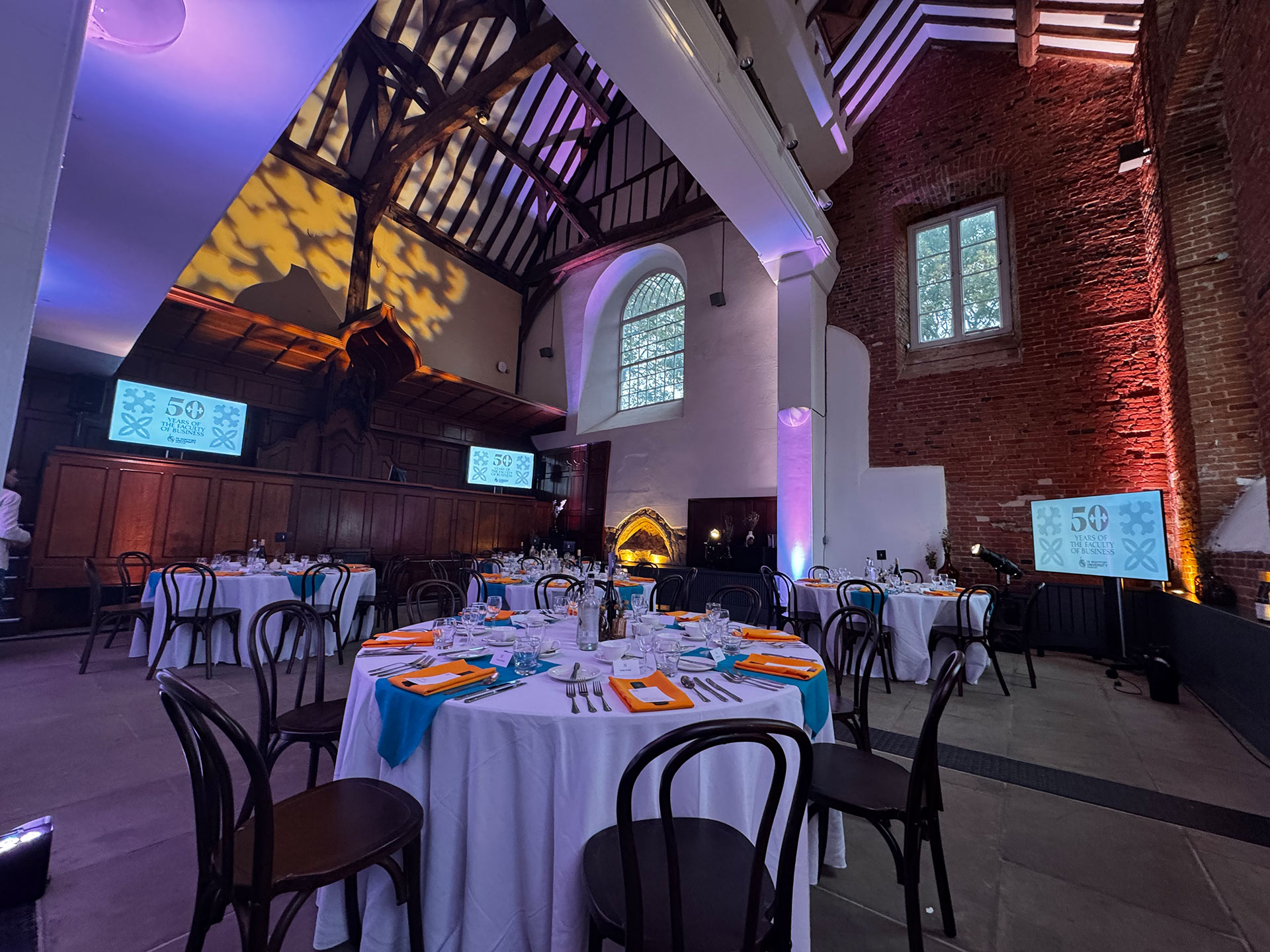 Leicester Castle dining 1