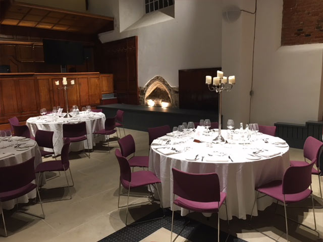 Leicester Castle dining 2