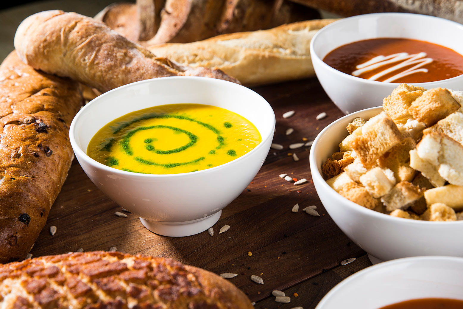Soups and breads