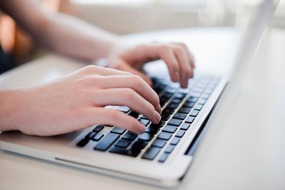 typing keyboard - main