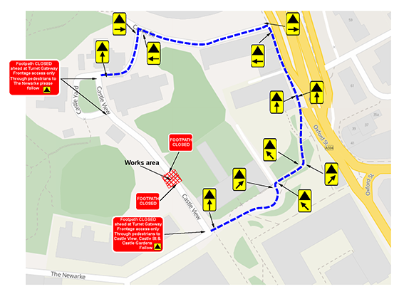 Turret Gateway Diversion Plan